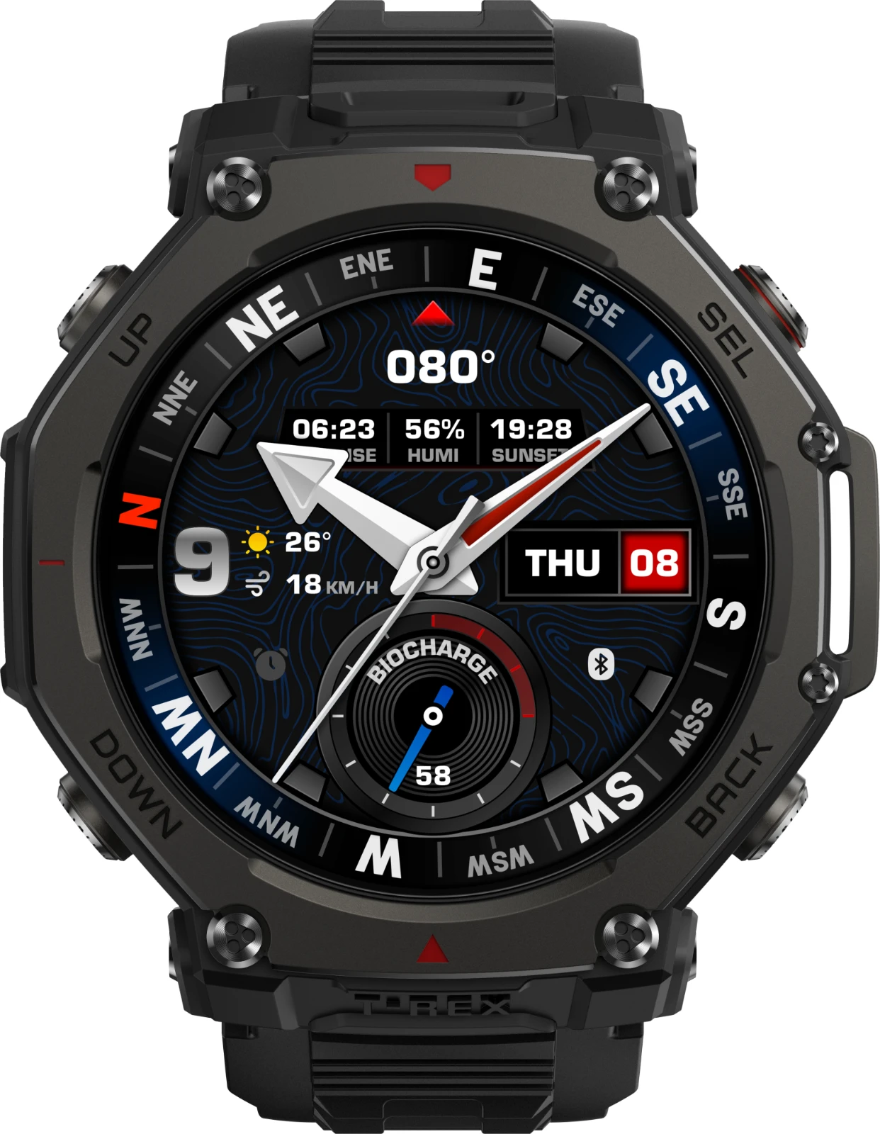 Amazfit T-Rex 3 Pro 48 mm Tactical Black